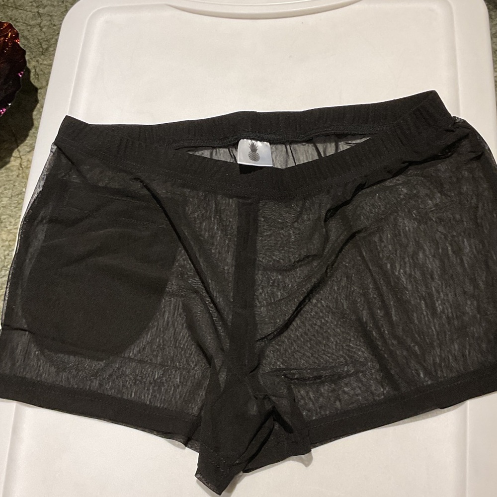 Black Sheer Men's Boxers